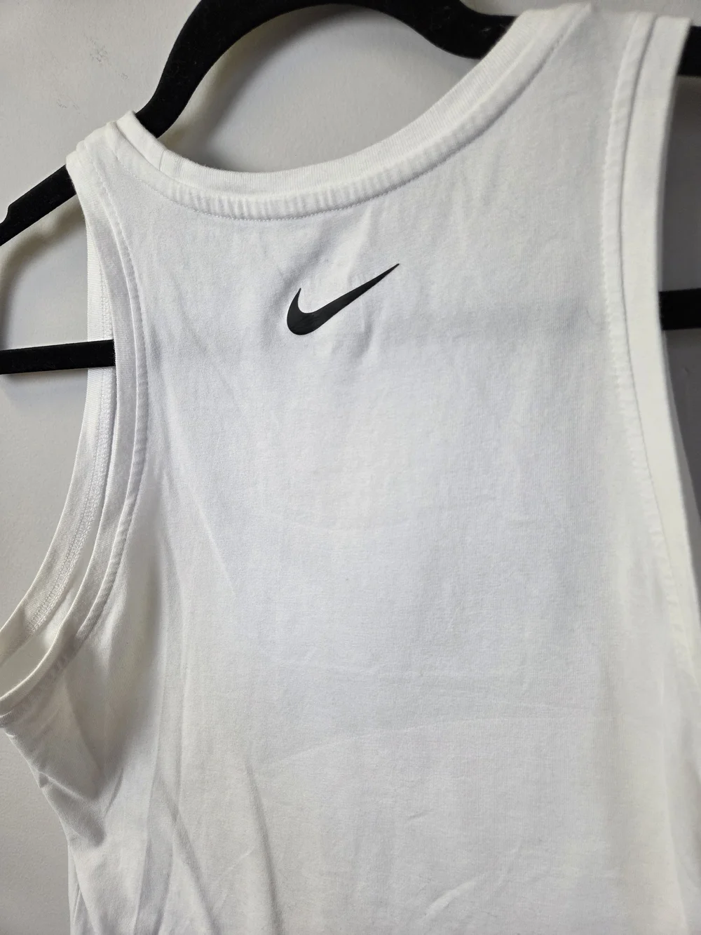 Nike White Tank with Stars Swoosh